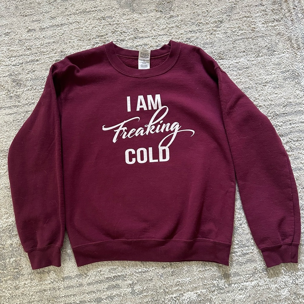 Small Pullover Crewneck Sweater